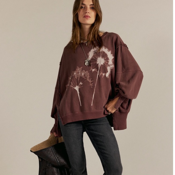 We The Free Tops - We The Free Graphic Camden in Dandelion Combo in Various $98R NWT